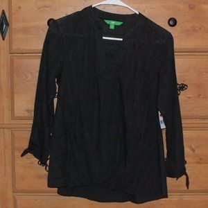 Womens Black DIP blouse XS